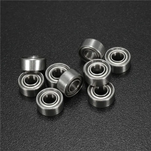 684ZZ 4x9x4mm Ball Bearings - 10pcs Double Shielded Metal Miniature Bearings