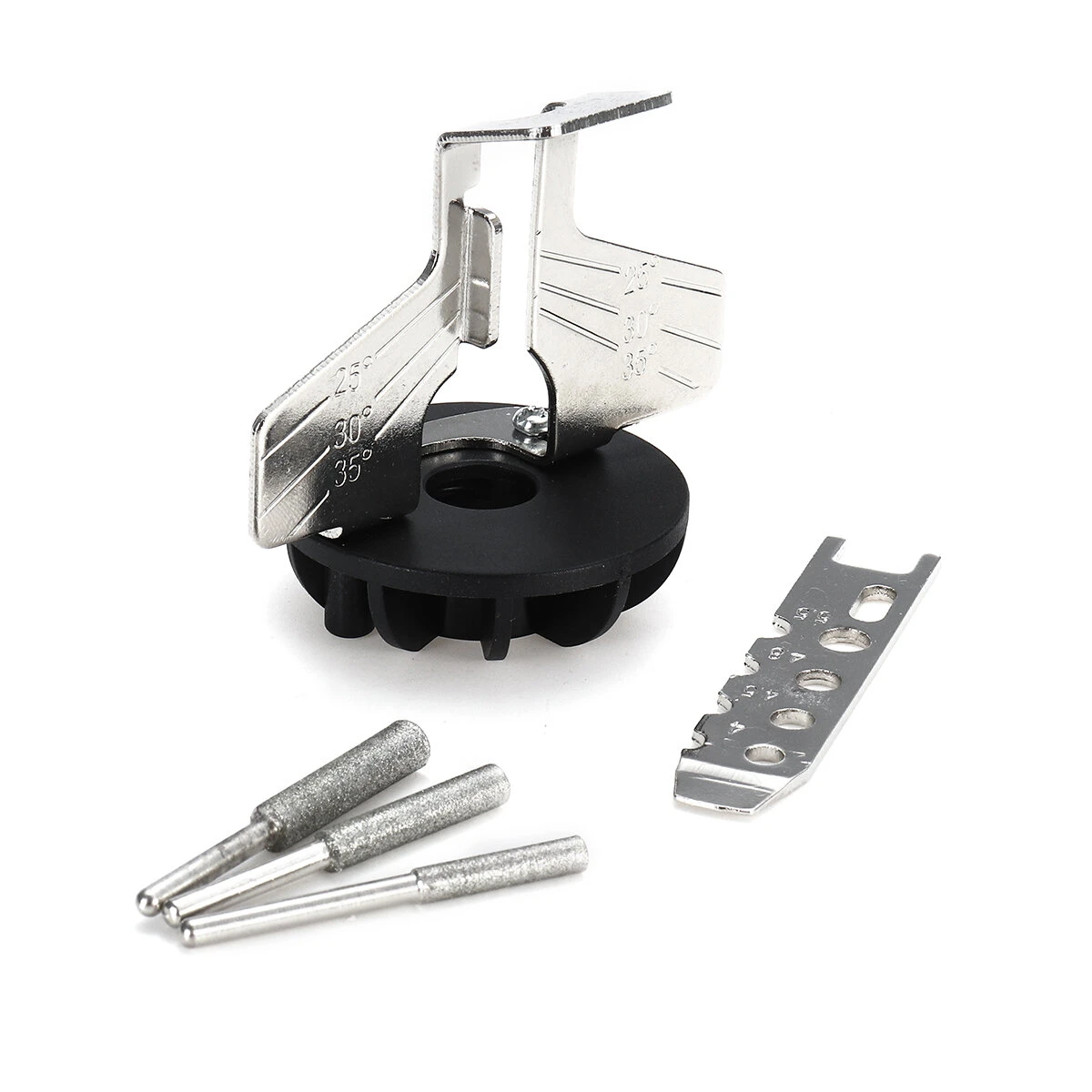 Chain Saw Sharpener Attachment Guide - Drill Adapter for Electric Grinder