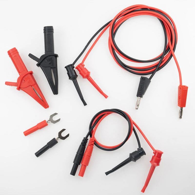 Multimeter Test Leads & Probes Set - High-Quality Complete Kit for All Multimeters