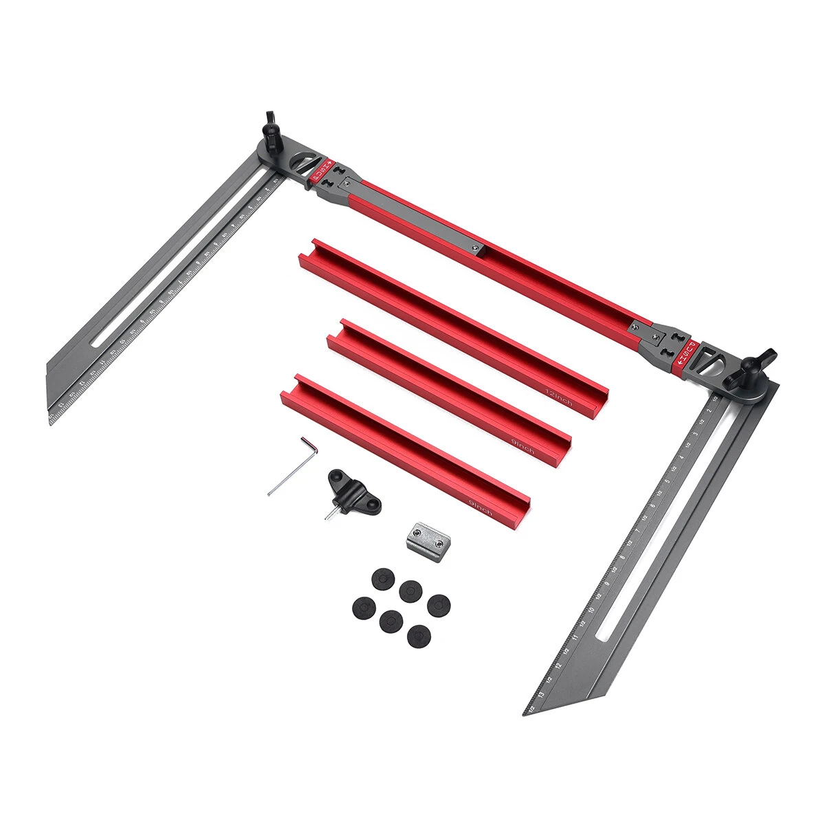 Stair Tread Template Tool - Precision Measuring Jig & Gauge for Home Renovation