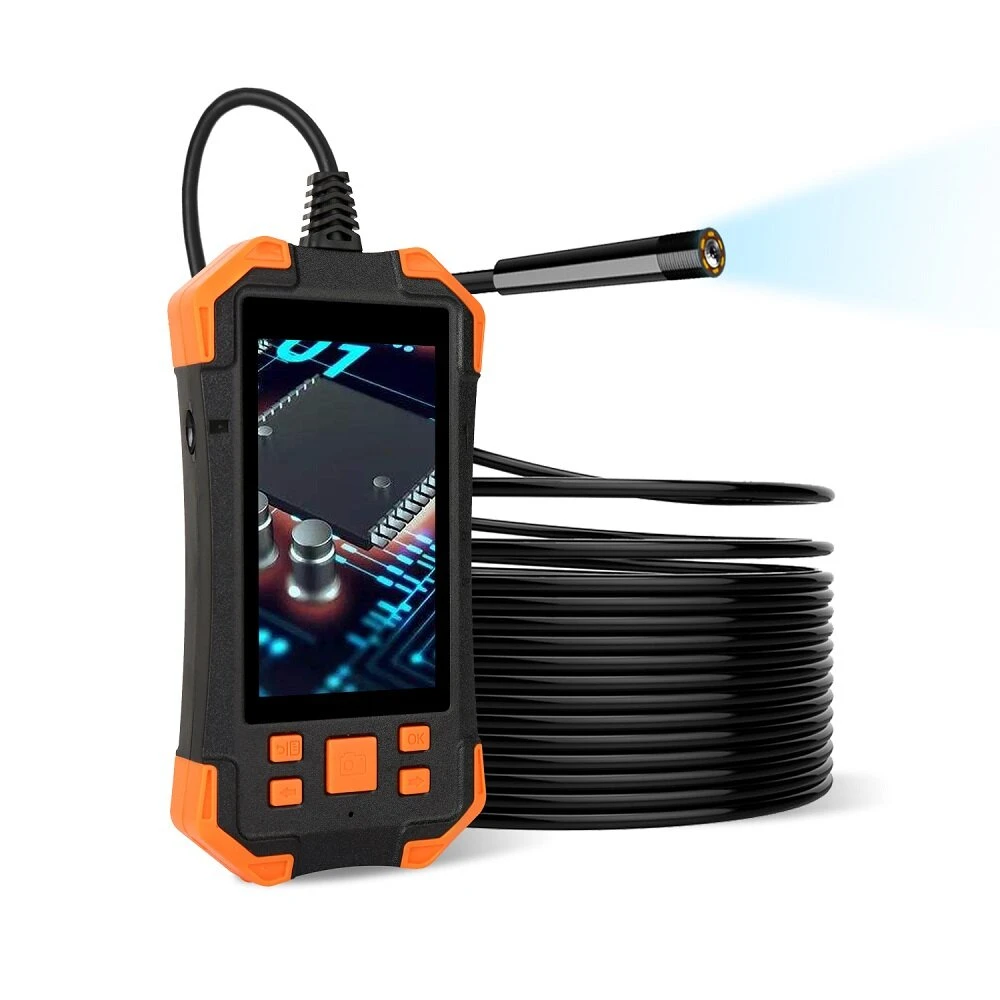 Industrial Borescope Camera with 4.3 IPS Screen | 5.5mm IP67 Waterproof | Automotive & Pipeline Inspection