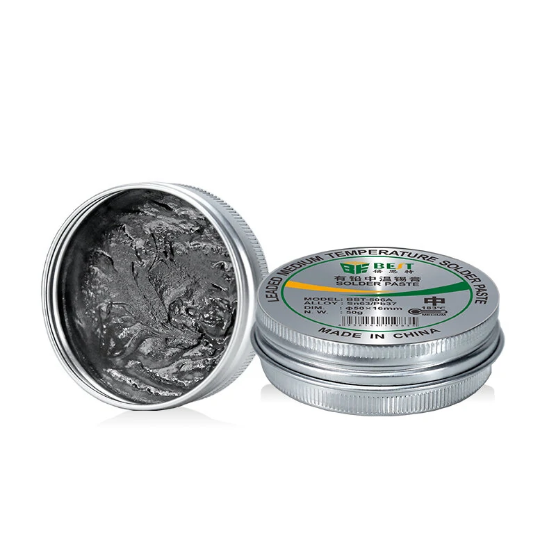 BEST BST-506A Solder Paste Sn63Pb37 | 183°C BGA for Phone Repair - SMT