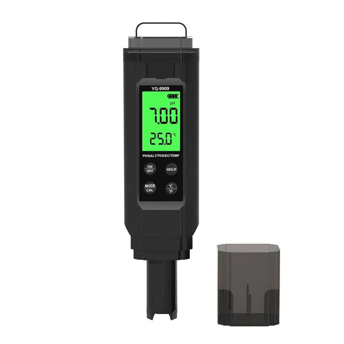 Portable Water Tester - 5-in-1 PH TDS EC Salinity & Temperature Meter