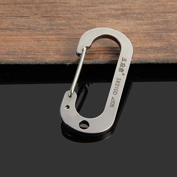 Sanrenmu SK010D Zero Stainless Steel Carabiner Tool | EDC Keychain Lucky