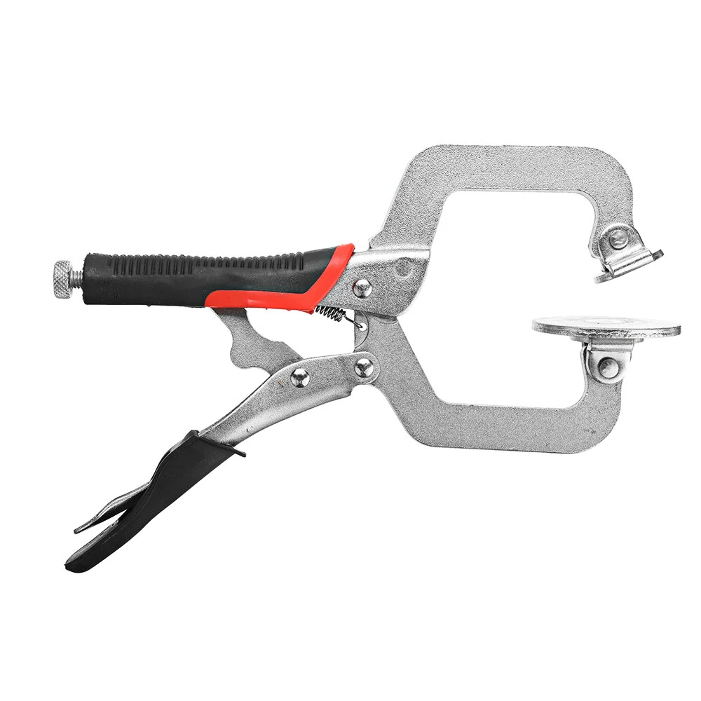 Woodworking 2 Inch C-Clamp with Locking Pliers & Swivel Pads | Face Clamp