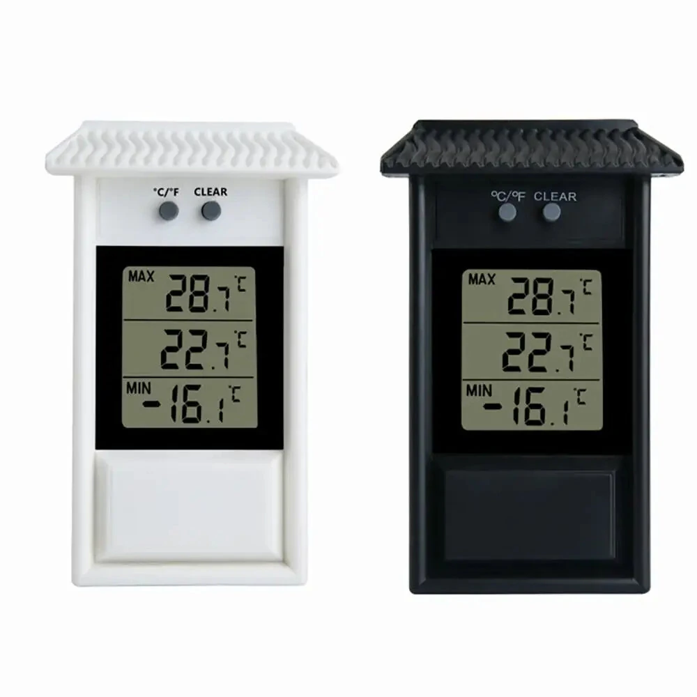 Digital Thermometer Indoor Outdoor -20°C to 50°C | Waterproof IP45 | Max Min Display