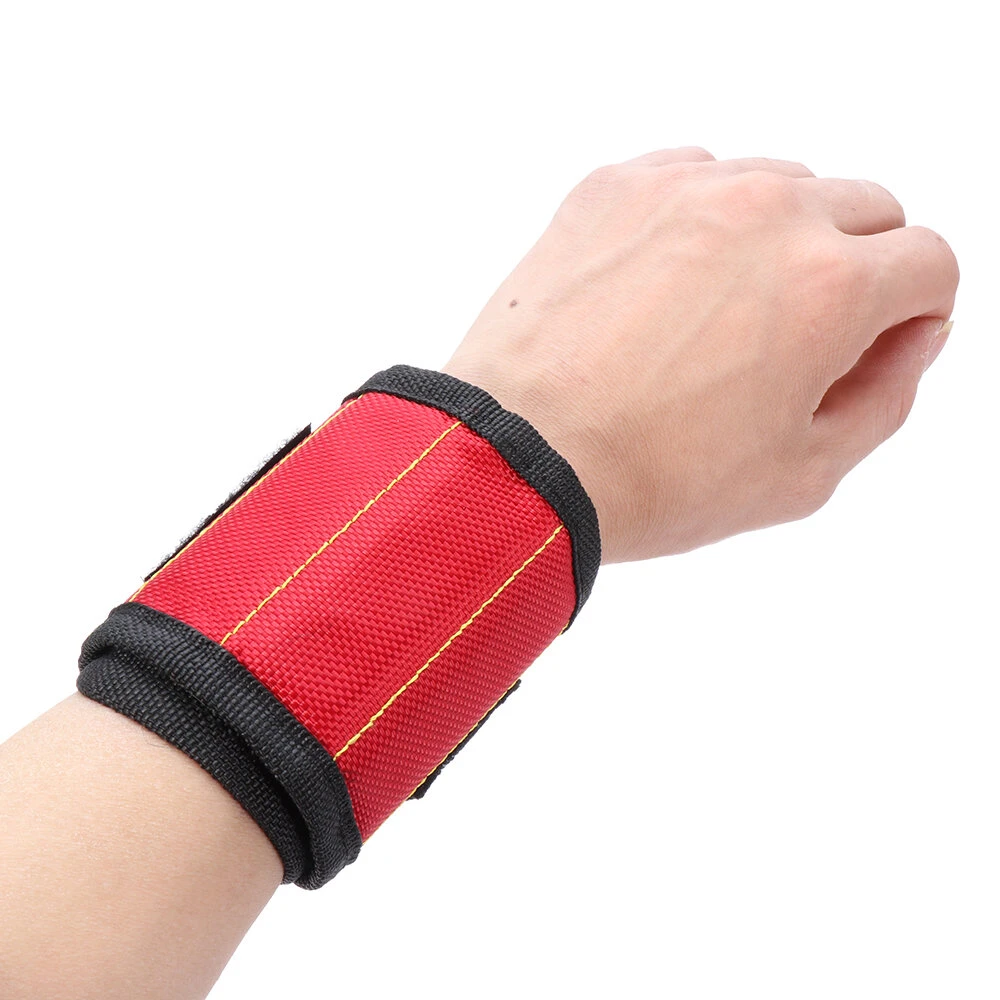 Magnetic Wristband Tool Holder - Screw & Scissor Belt for Auto Repair & Carpentry