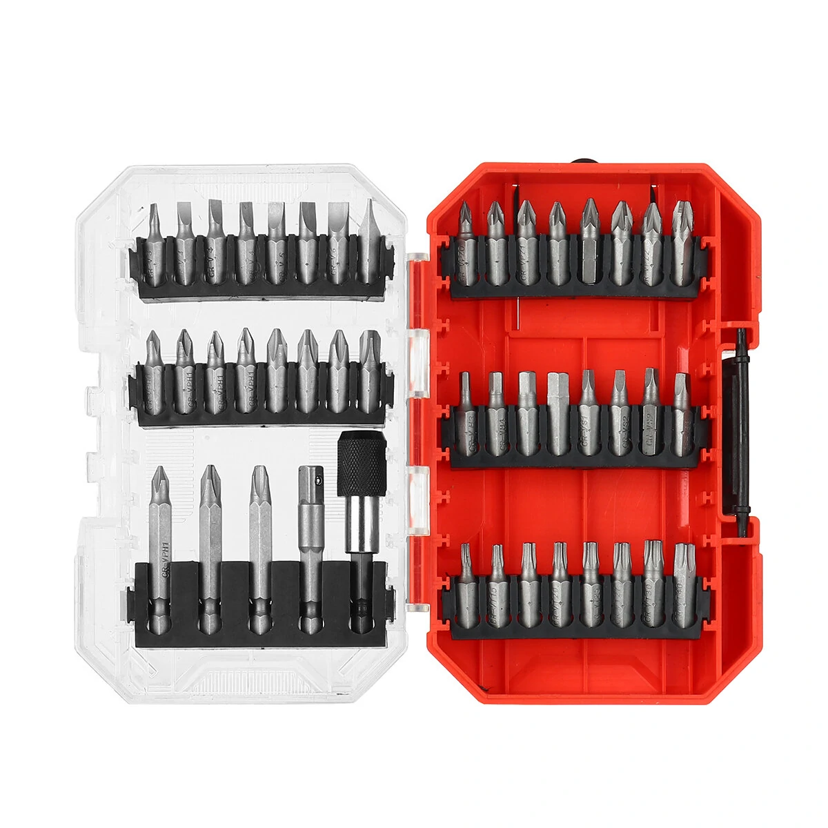 45Pcs 25mm Torx Screwdriver Bits Set - T20 T25 Magnetic with Hole