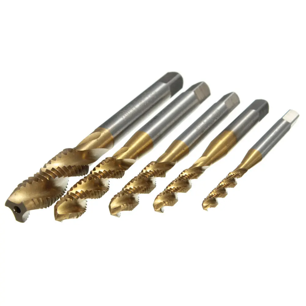 Proxxon Auger Drill Set M3-M8, HSS Spiral Point Taps for Precision Drilling
