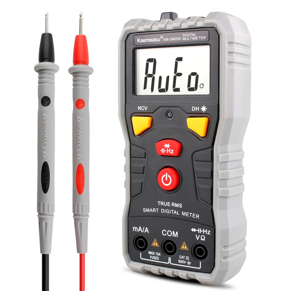 Kaemeasu KM-DM05D Digital Multimeter | Auto-Ranging AC/DC Voltage Current Tester