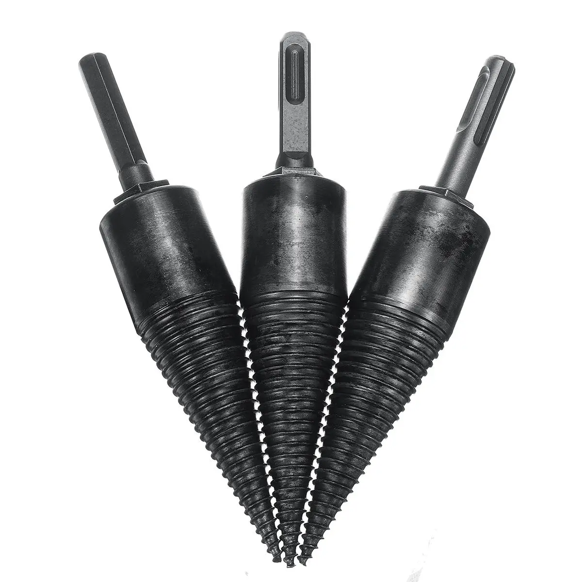 High Speed Steel 32mm Firewood Splitting Drill Bit | Hard Wood Cone Splitter