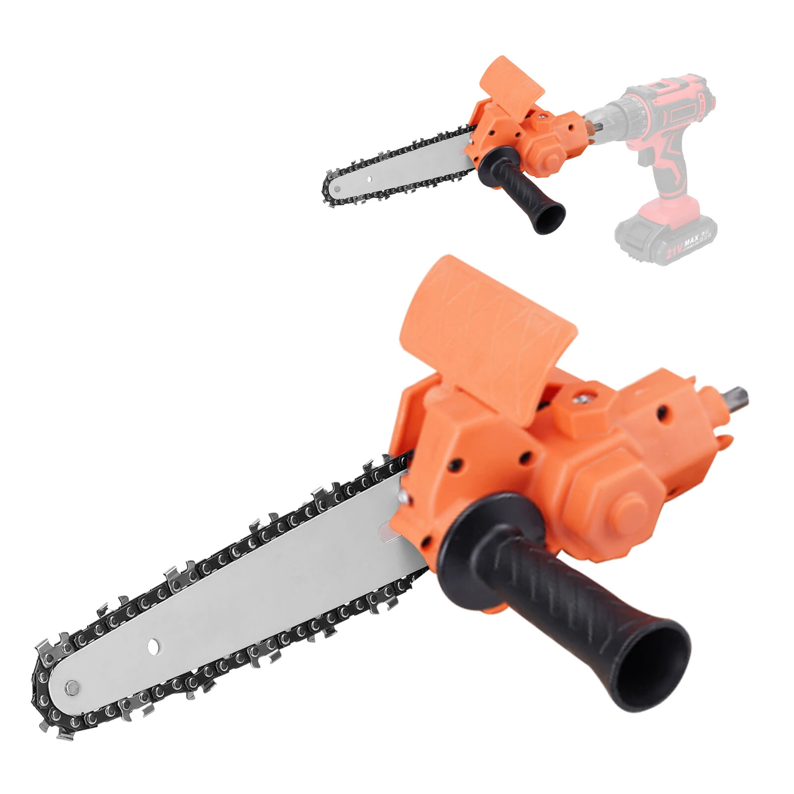 6 Inch Portable Electric Chainsaw Drill Adapter Kit | Pruning Saw Conversion Head