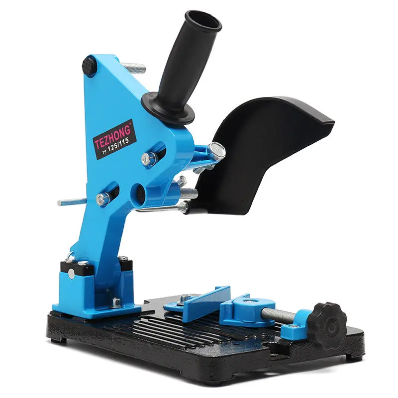 Angle Grinder Stand Holder - 115-125mm Support with Cast Iron Base Bracket