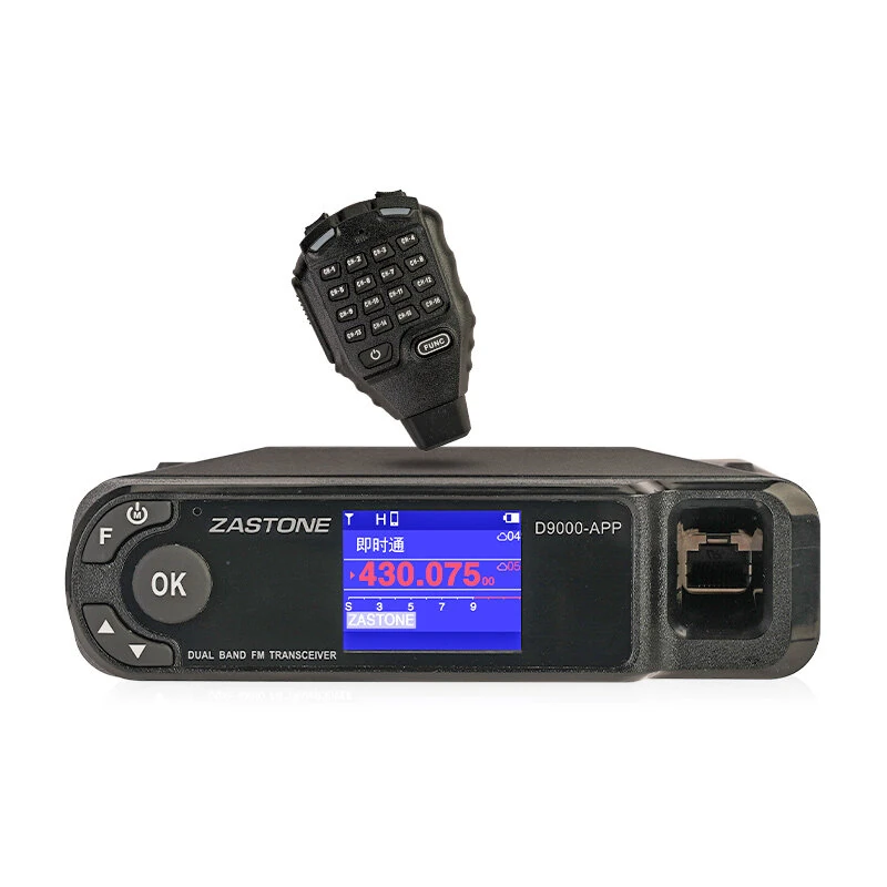 ZASTONE D9000APP 50W Car Radio | Dual Band VHF UHF with APP Control & APRS
