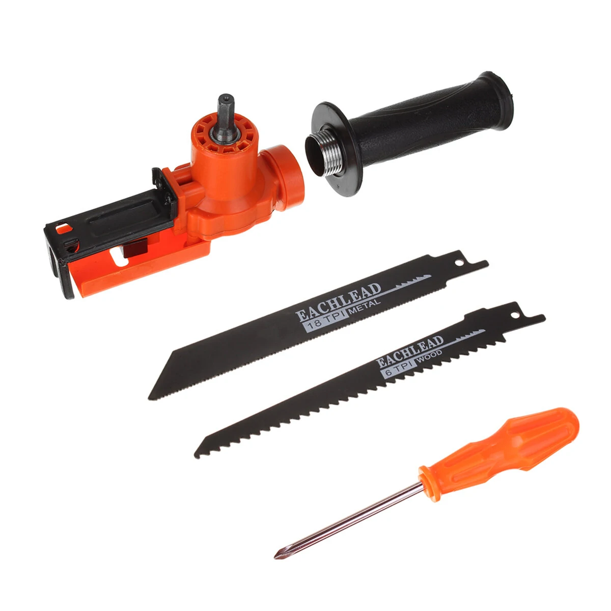 Reciprocating Saw Adapter for Drill - Wood & Metal Cutter | Hand Tool