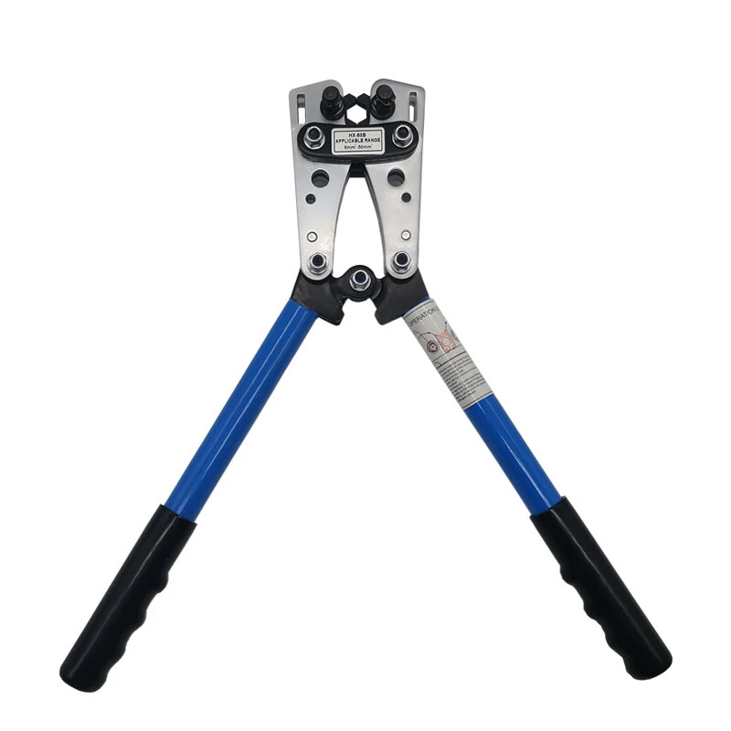 HX-50B Cable Crimper Tool | Hand Ratchet Crimper for 6-50mm2 Cable & Lugs