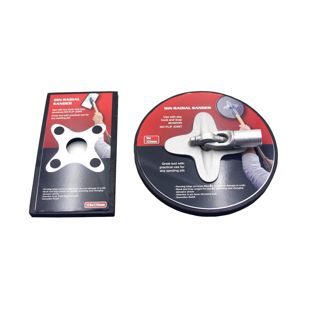 Dry Wall Grinding Machine - Square & Round Sanding Disc | Use With Hook & Loop Abrasives
