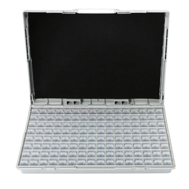 SMD SMT IC Electronic Component Storage Case | ESD Safe Organizer Tool Box