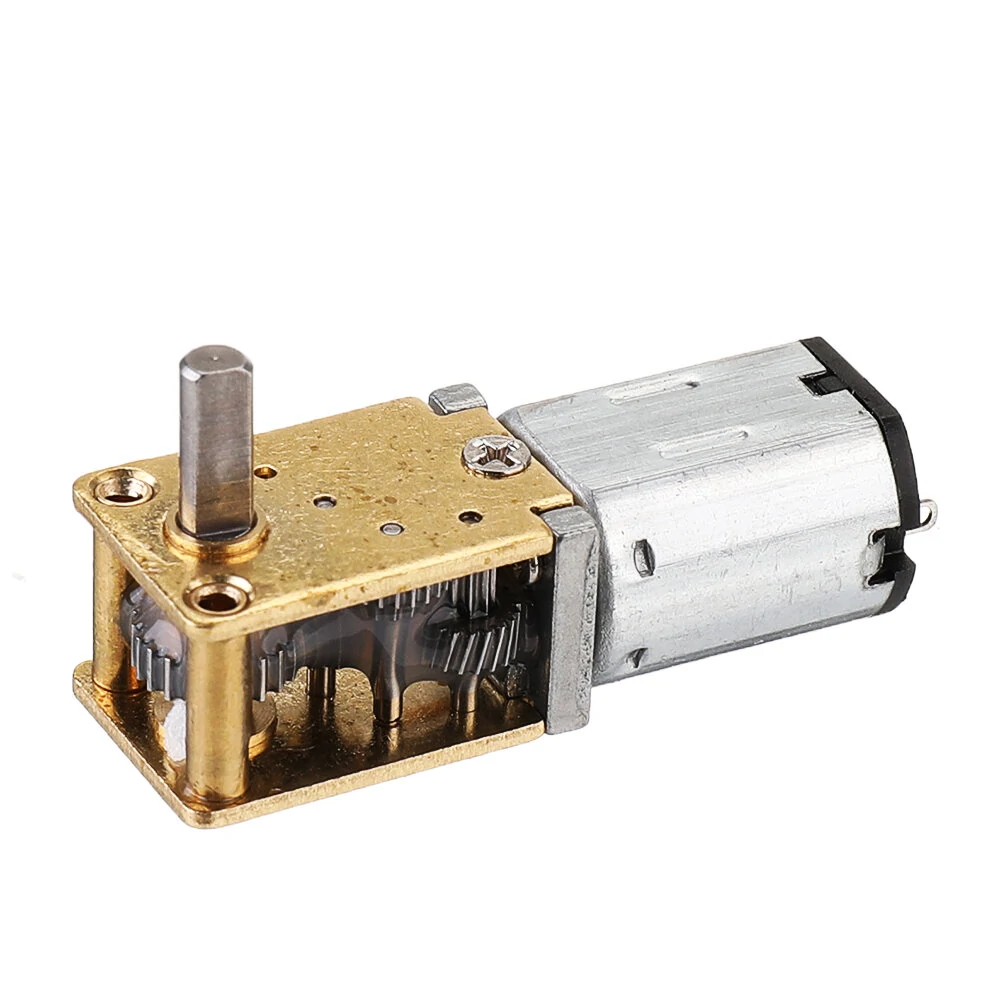 Machifit DC 3V-12V Micro Turbo Worm Gear Reduction Motor | High Torque