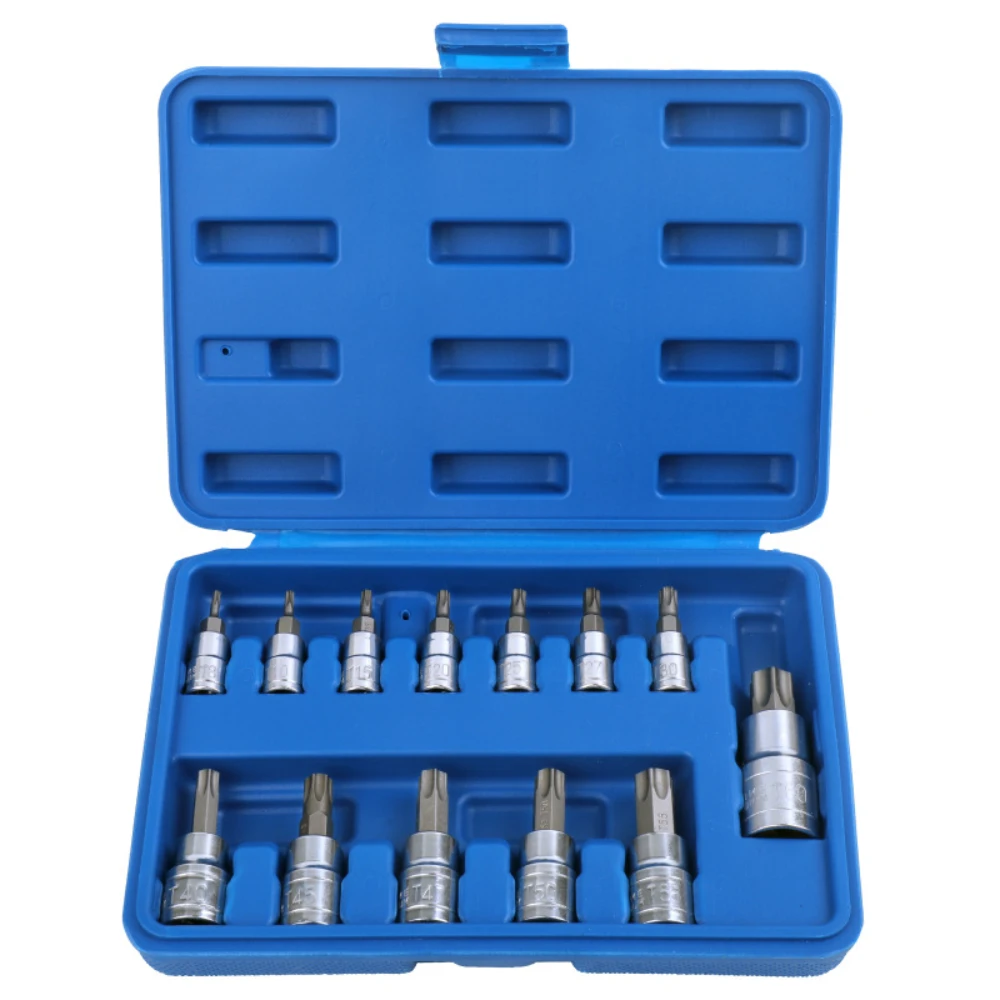 Hi-Spec 13pc Universal Adapter | 360° Head | 1/4 3/8 1/2 Inch Sleeve Rod