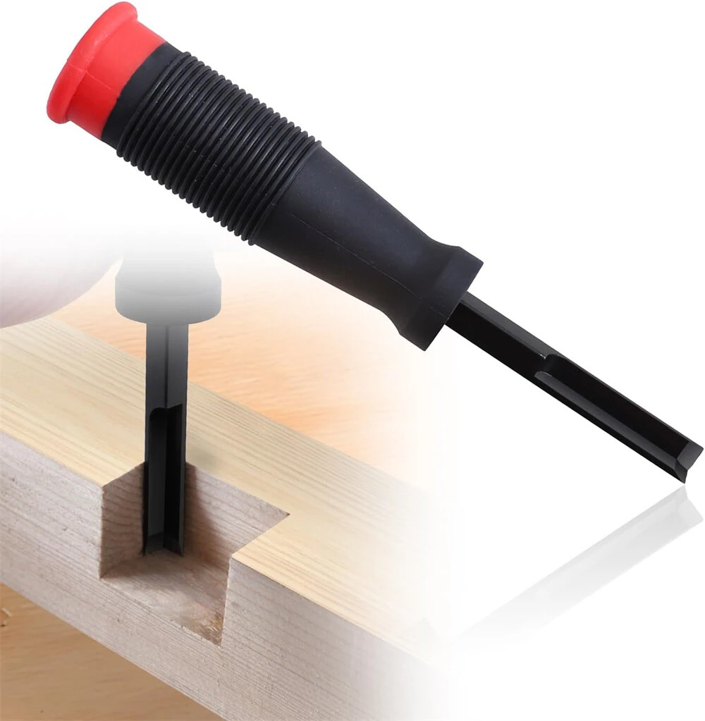 90 Degree Right Angle Corner Chisel - High Carbon Steel Blade 2.76 Inch Depth for Door Installation & Woodworking