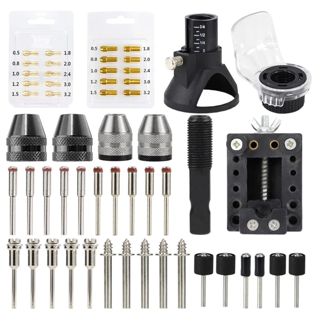 Dremel Rotary Tool Accessories Kit - 54Pcs Grinding Polishing Kit with Mandrel & Saw Blades