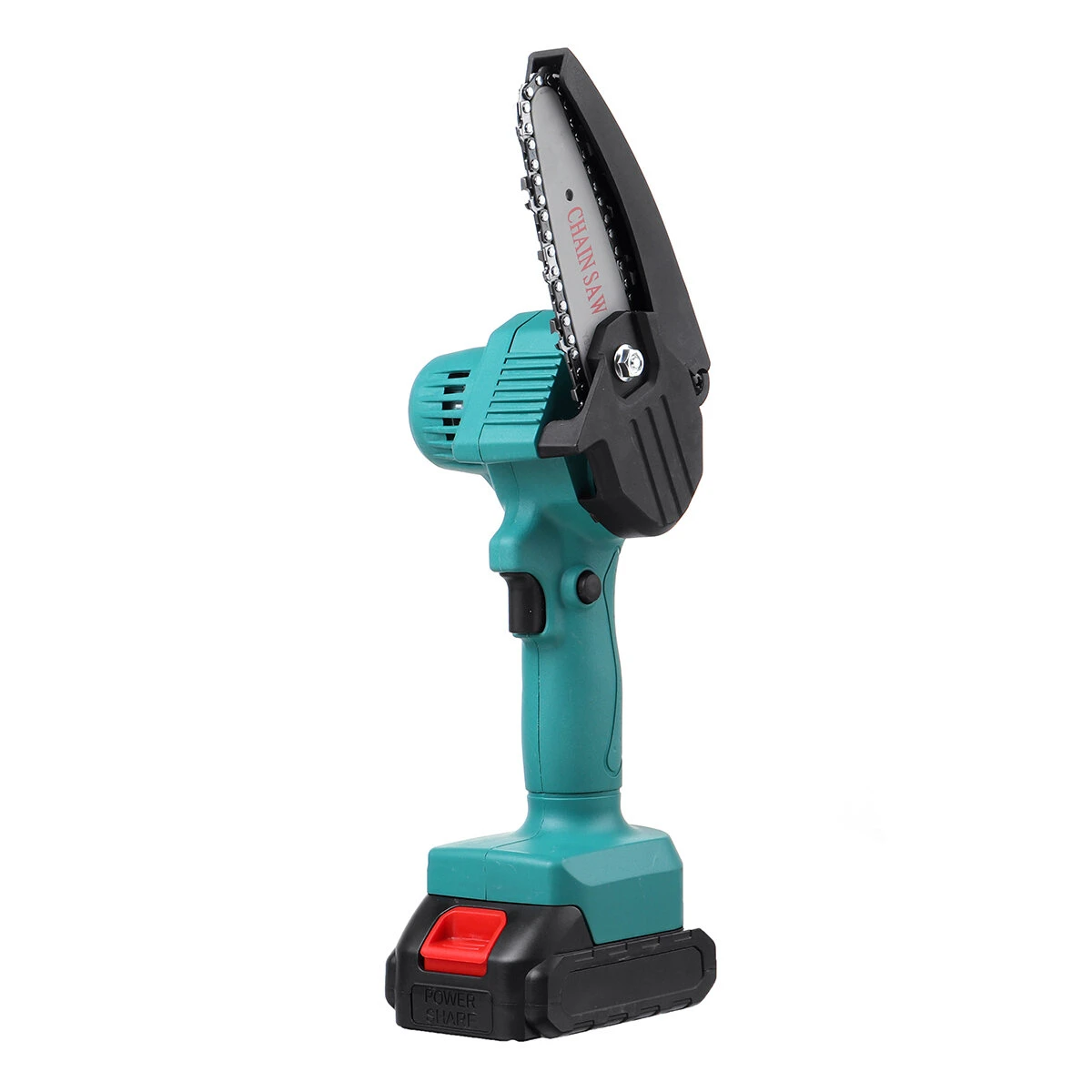 VIOLEWORKS 24V Cordless Mini Chain Saw - 1500W One-Hand Electric Pruning Saw w/ Battery