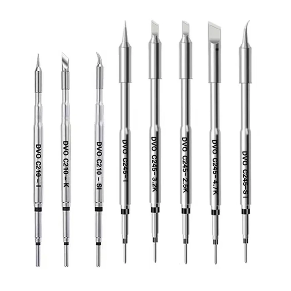 C210 C245 Soldering Iron Tips - Red Copper Quick Heating - For JBC Sugon Aifen Aixun Stations