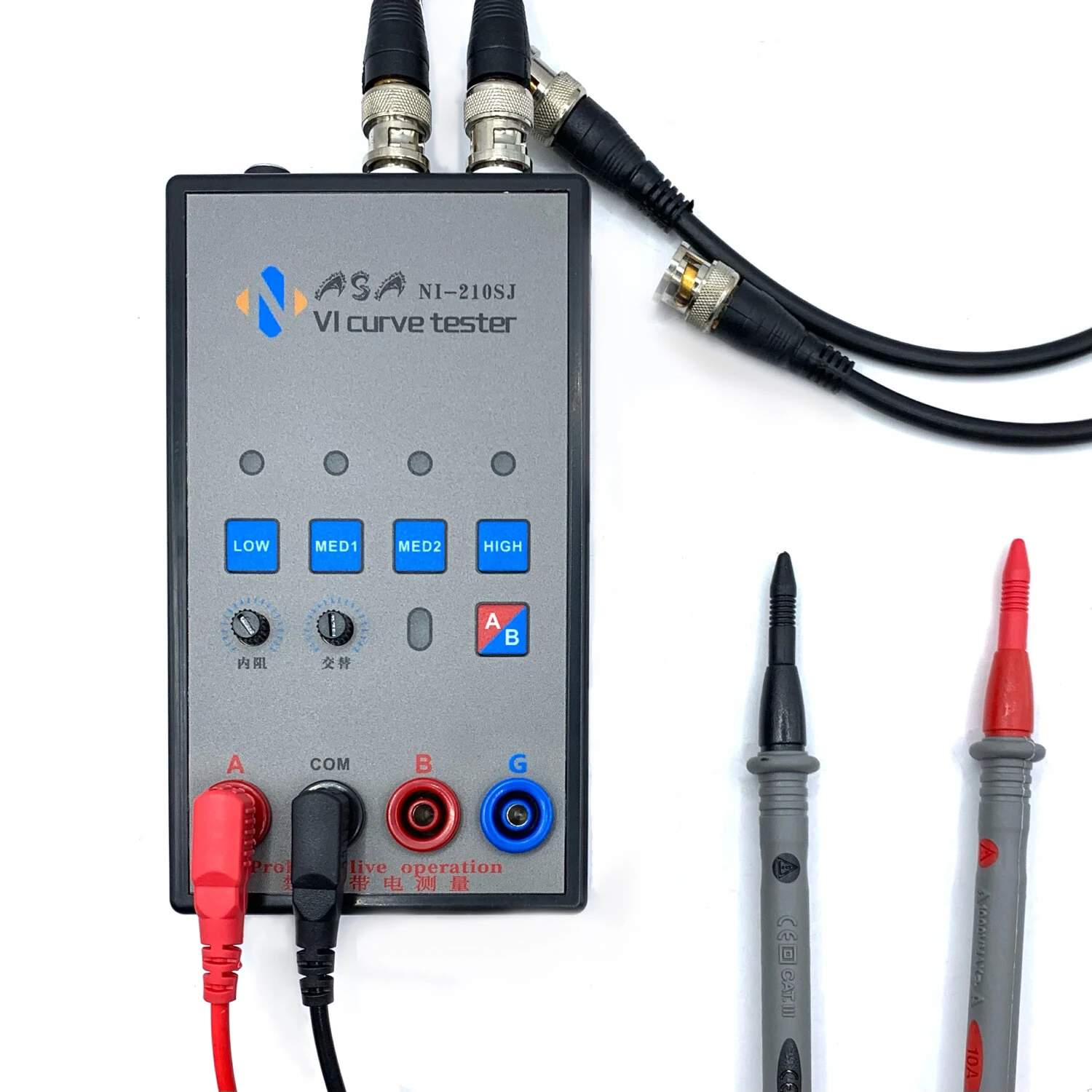 Dual-channel VI Curve Tester | Displays 2 Waveforms Simultaneously for Easy Comparison