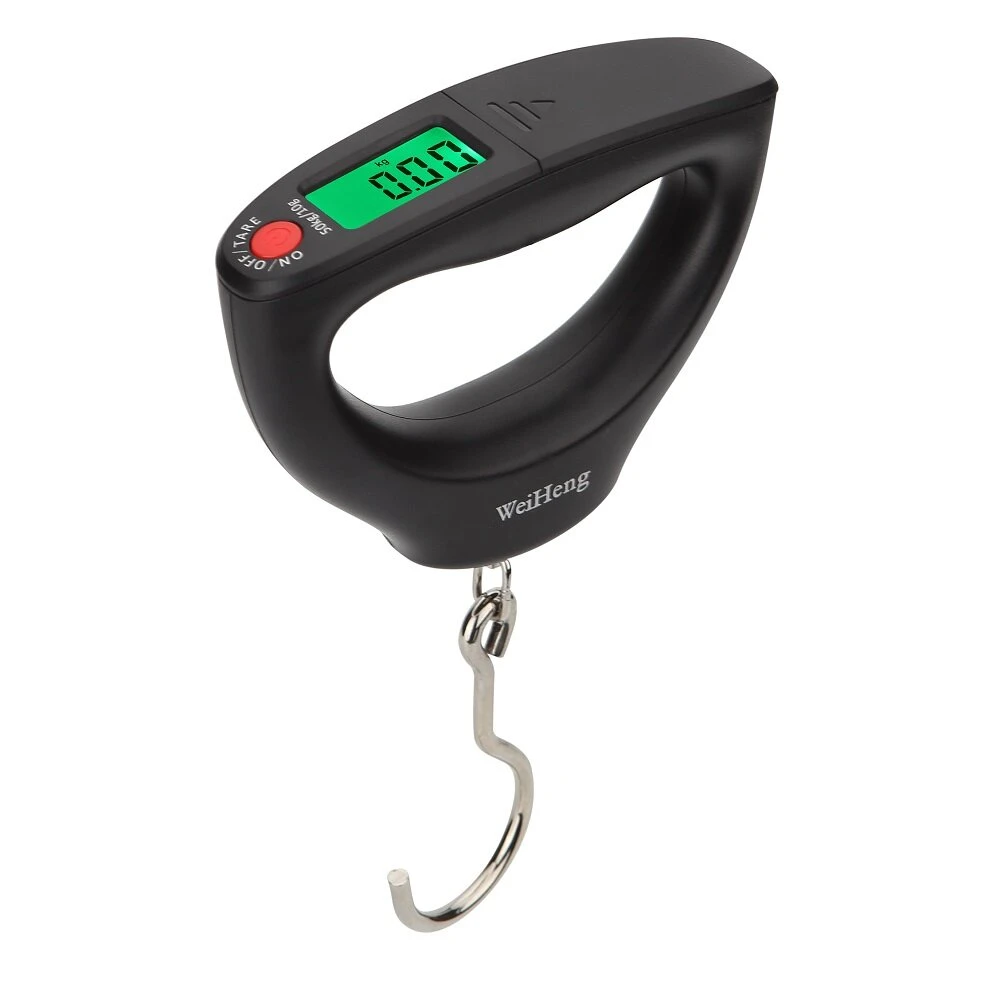 50kg Portable Pocket Scale - Digital LCD with Backlight & Hook | 10g Precision