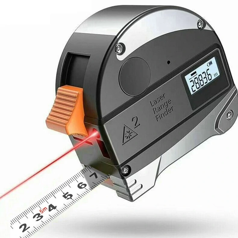 40M Laser Rangefinder | High Precision Infrared Distance Meter | Anti-fall Steel Tape