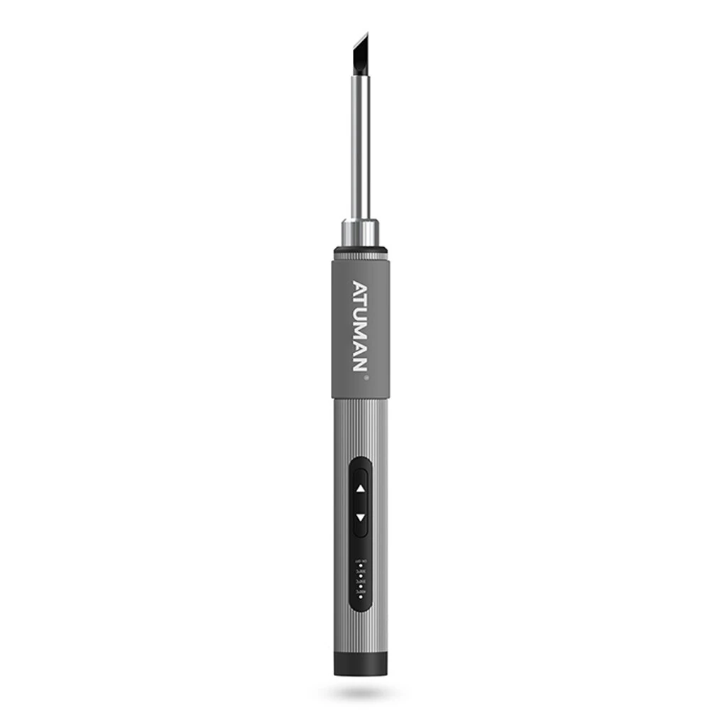 AtuMan EI2 Portable Soldering Iron - 72W Fast Heating, 300-400°C, 40g Lightweight