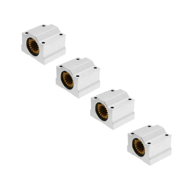 Machifit SC16UU 16mm Solid Polymer Linear Bearing - 4pcs Set for CNC