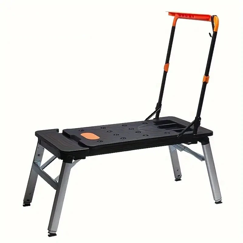 ONKEL.J 7-in-1 Folding Portable Workbench - Painted Work Table & Sawhorse