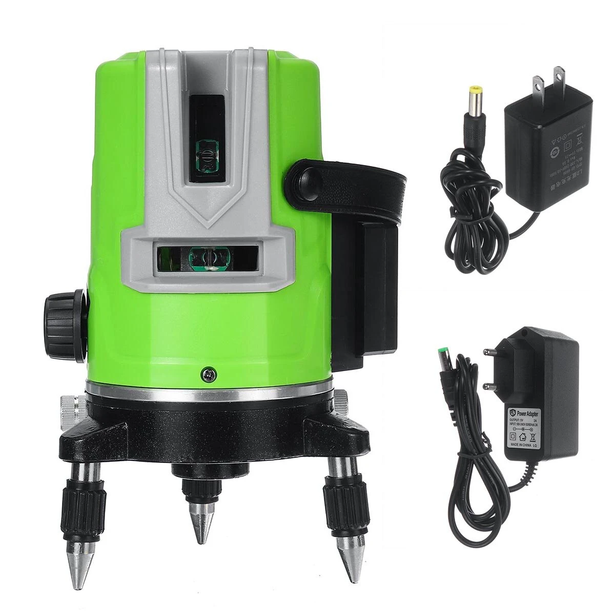 Green Laser Level Self-Leveling 360° Rotary | 5 Lines 3D Cross Measuring Tool