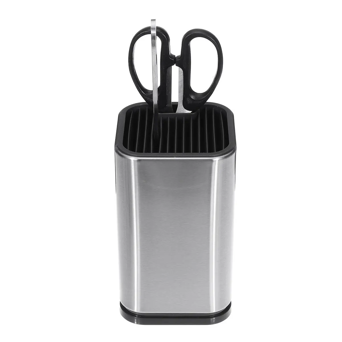Stainless Steel Knife Holder Stand - 6 Inch Chef Knife Set Block Insert Rack