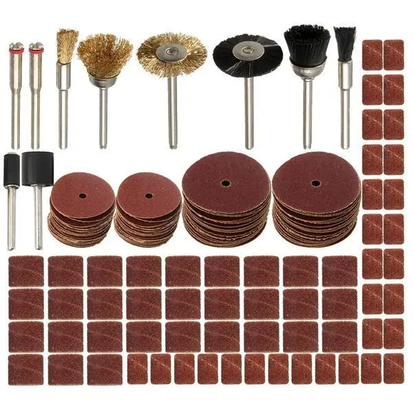 Dremel 150pc 1/8 Shank Sanding Polishing Tool Accessories Set