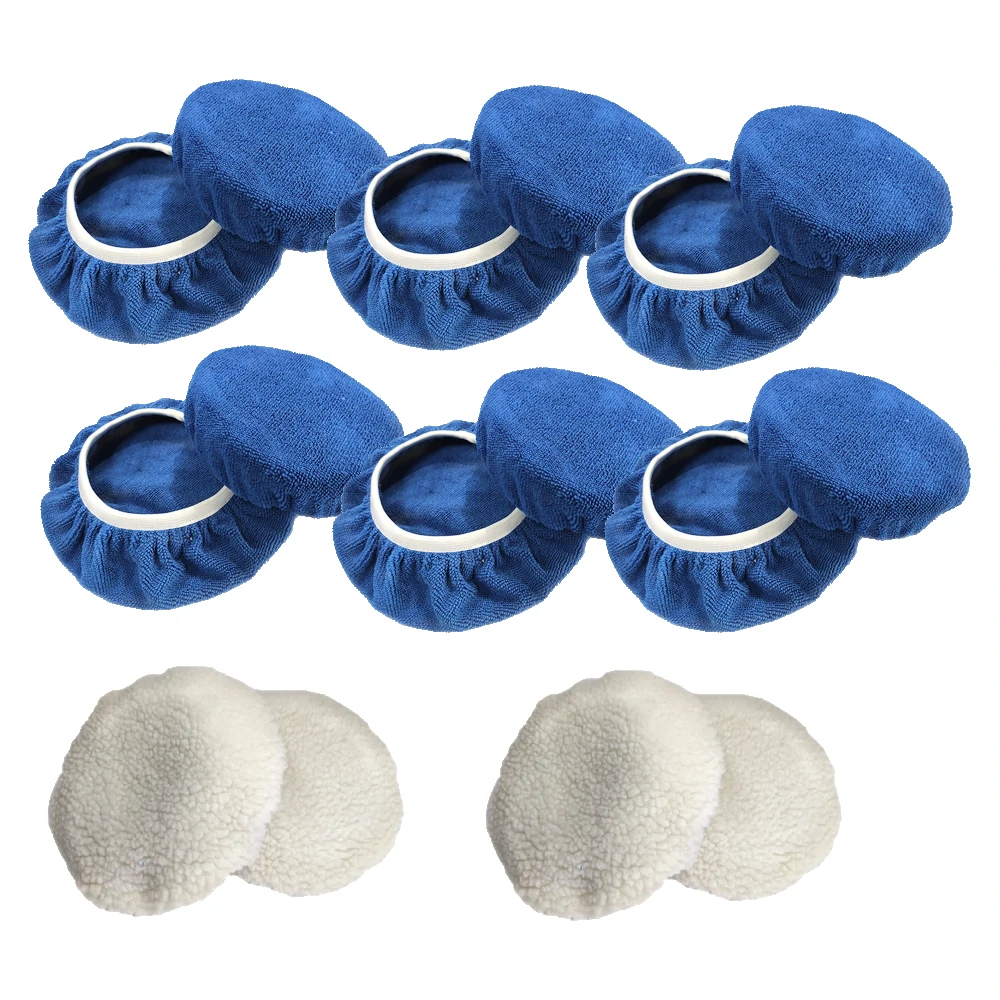 Meguiar's 5-6 Inch Polishing Pads | 16-Piece Buffing Kit for Car & Furniture