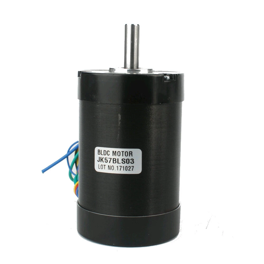 JK57BLS03 Brushless DC Motor | 1N.m Torque 4000RPM | Solar Energy BLDC Motor for Automation