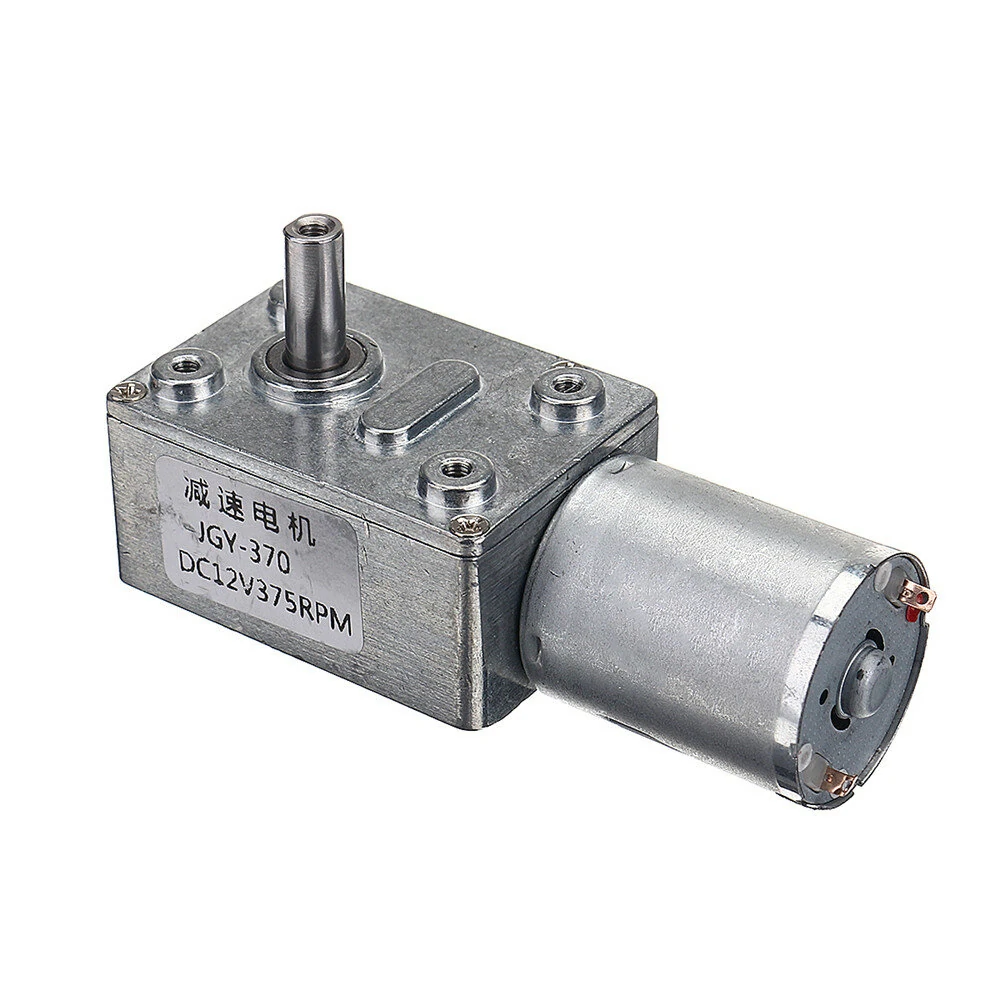 DC 12V High Torque Reversible Worm Geared Motor - Turbo Micro Motor