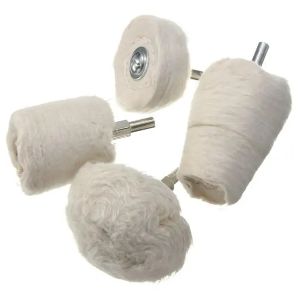4pcs Polishing Buffing Pad Mop Wheel Kit - 40mm 50mm 60mm 70mm Abrasive Tools