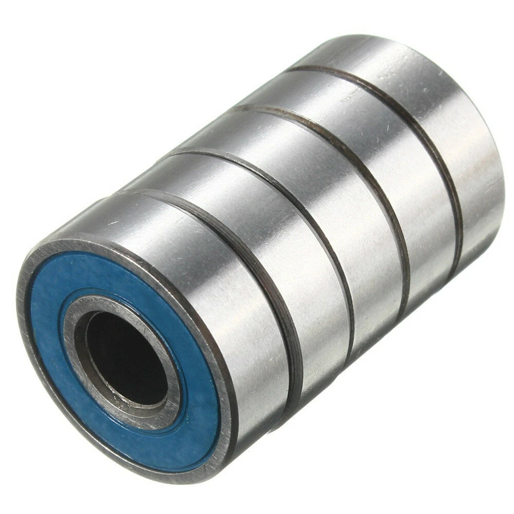 608RS ABEC-9 Skateboard Bearings - 100pcs Carbon Steel Ball Bearings