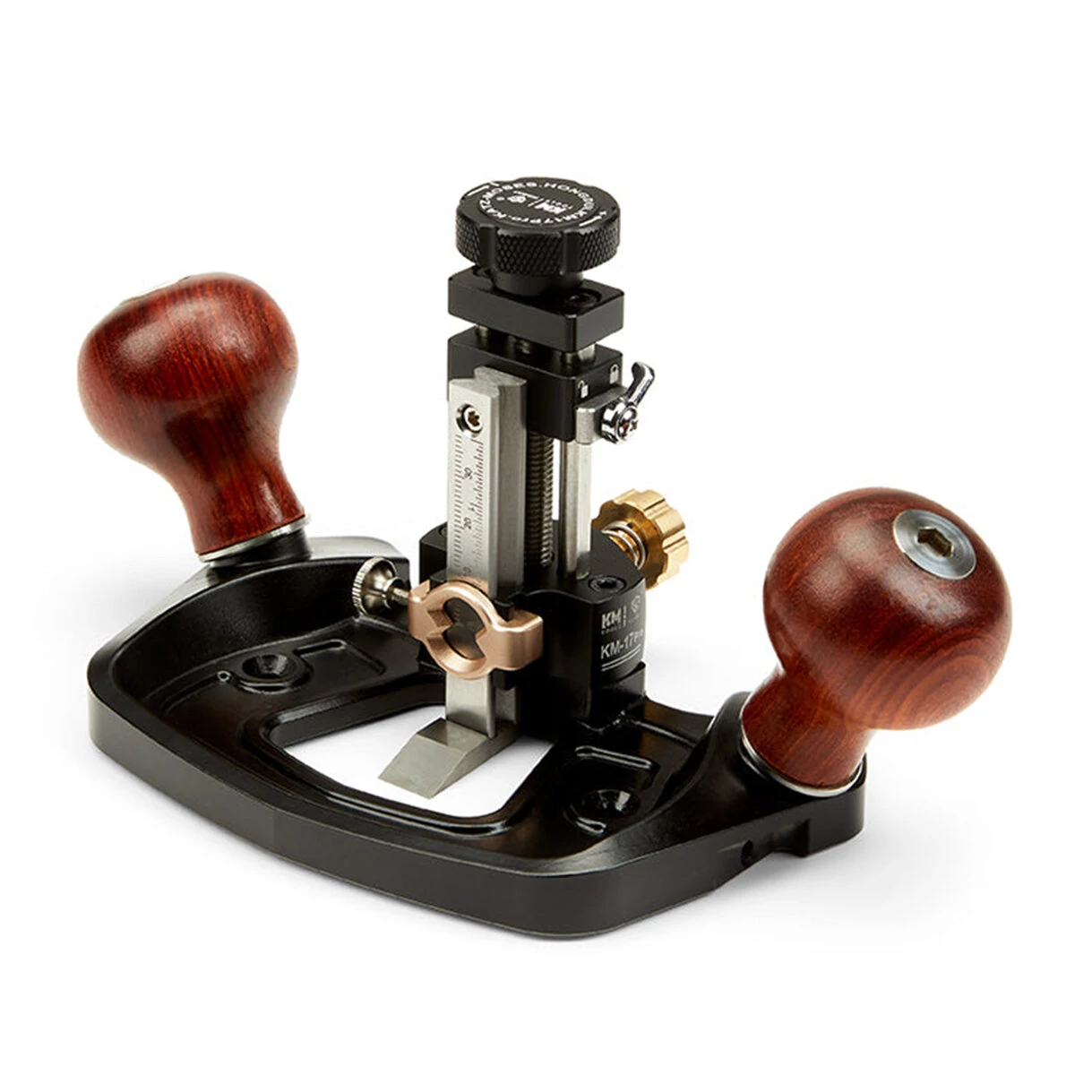 HONGDUI KM-17 Pro Router Plane | Adjustable Fence & CAM Lock | 1/2-Inch Dual Blade