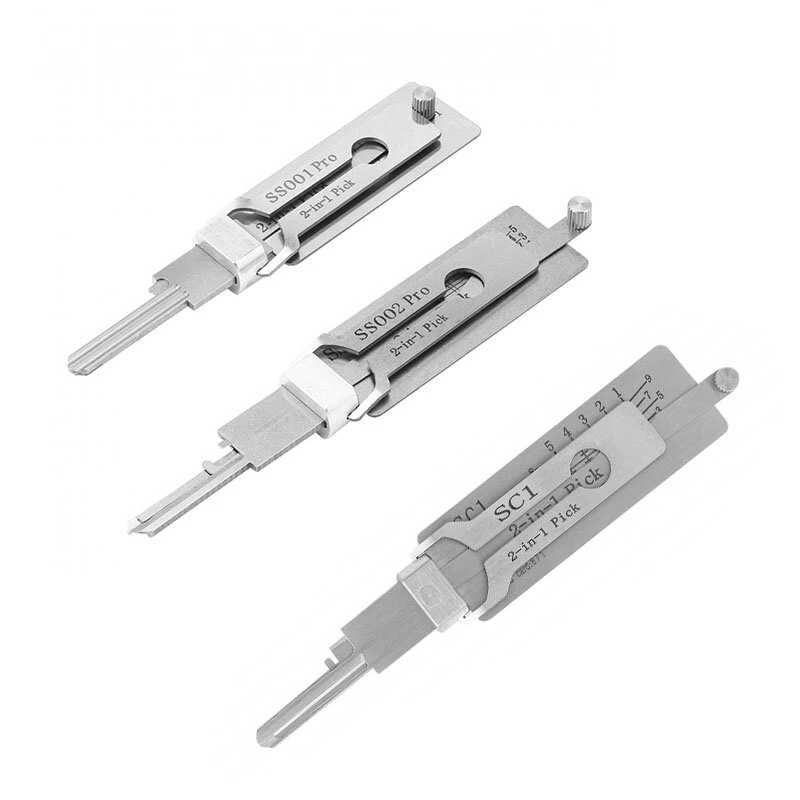 2 in 1 Key Decoder & O-Ring Pickup Kit | Stainless Steel Portable Repair Tool