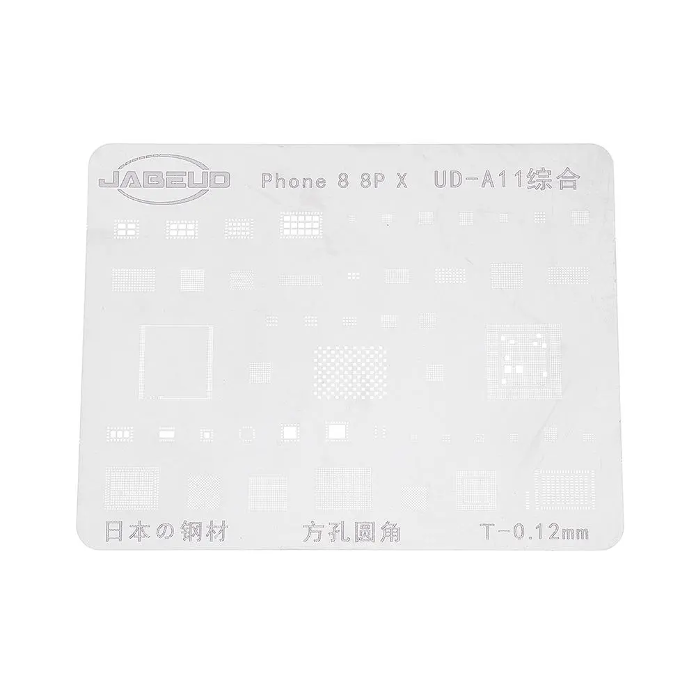 Precision BGA Reballing Stencil Kit - Tin Steel Net Repair Tool for iPhone 5-8/X/XS/XR