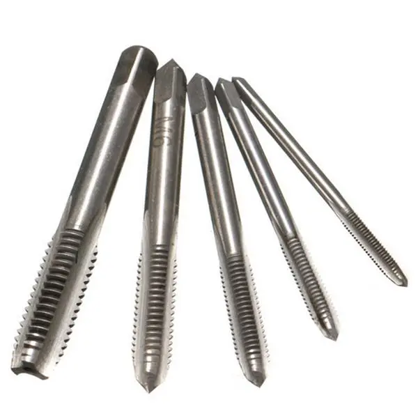 Doersupp 5pcs M3-M8 HSS Spiral Point Tap Set | Machine Screw Plug Taps