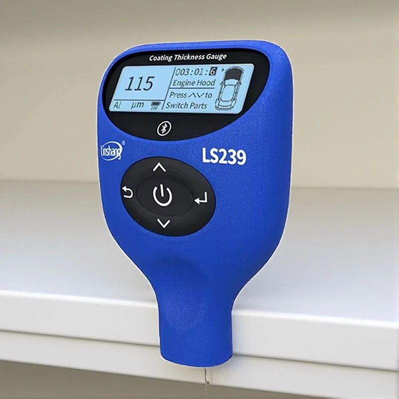 Professional LS239 Coating Thickness Gauge | 5000µm Range | Bluetooth Data Transfer | High Precision Paint Tester