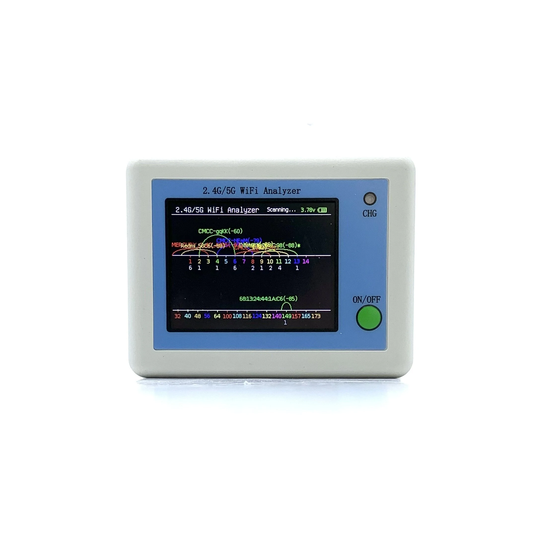 WIFI Signal Scanner - 2.4-inch Color Display | 2.4G/5G Analyzer & Router Assistant