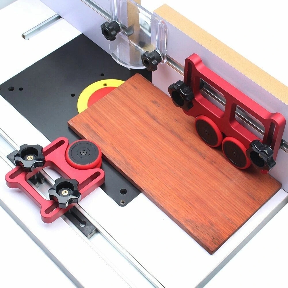 Feather Loc Board Saw Pressing Feeder | Anti-Rebound Aluminum Guider & Bearing Wheel