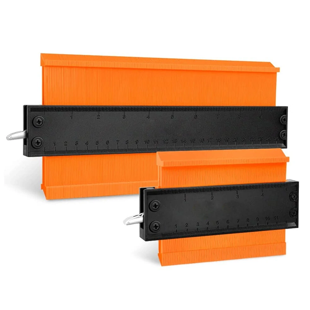 Contour Profile Gauge | 5 & 10 Inch Duplicator Ruler for Wood Laminate Edges